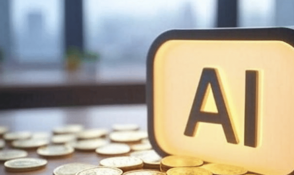AI image with coin