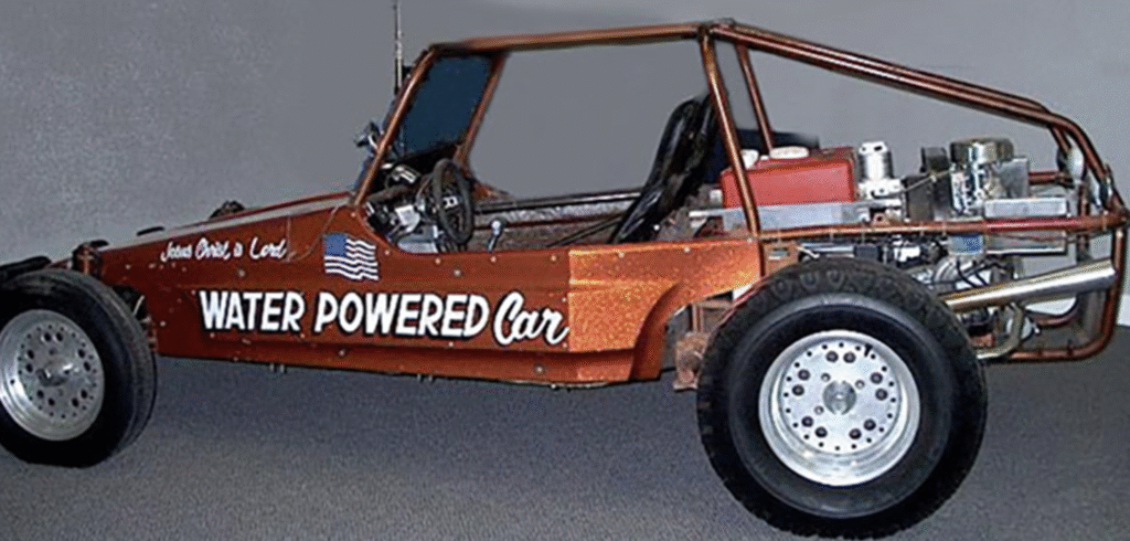 Water-powered dune buggy created by Stanley Meyer
