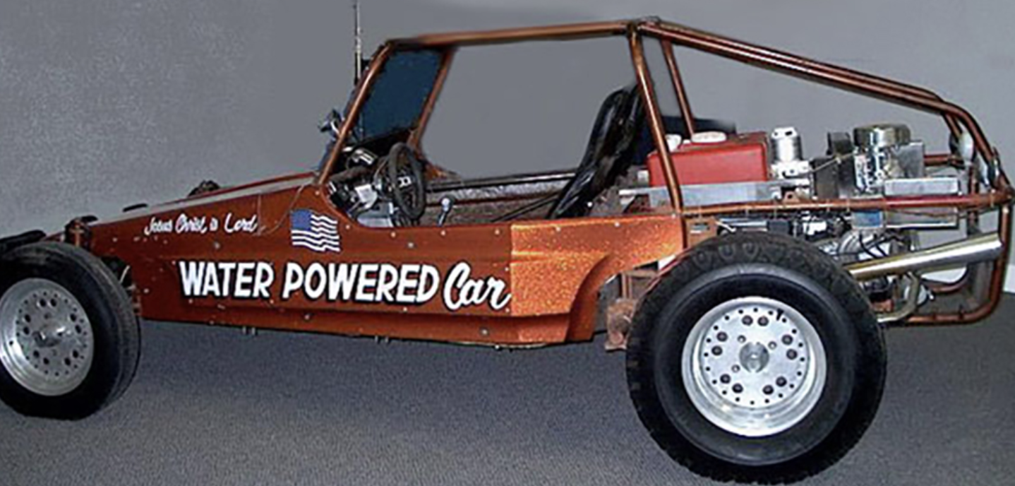Water-powered dune buggy created by Stanley Meyer